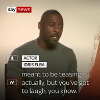 Licence to laugh: Elba denies Bond rumours