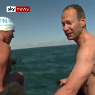 Sky journalist joins in with The Long Swim
