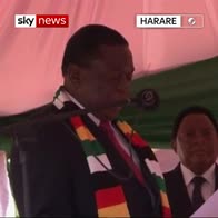 Mnangagwa sworn in as Zimbabwe's president