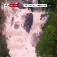 Hawaii floods seen from above