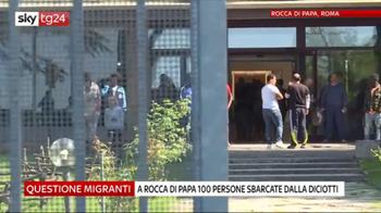 100 migranti a Rocca di Papa