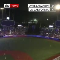 Baseball game plunged into darkness