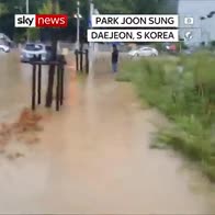 Flooding hits S Korean city