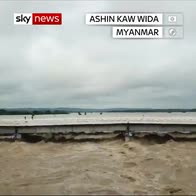 Swar dam in Myanmar is breached