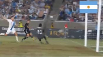 Cholito Simeone, debutto con gol con l'Argentina
