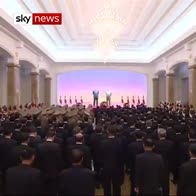 Kim bows to N Korea's former leaders
