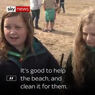 Thousands clear plastic from beaches across UK