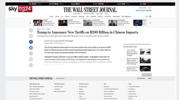 Trump annuncerà nuovi dazi alla Cina per 200 mld di dollari