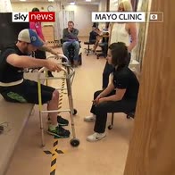 Implant helps paralysed man walk again
