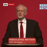 Corbyn thanks wife and family