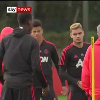 Pogba and Mourinho in training ground spat