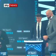 Fury and Wilder scuffle at press conference