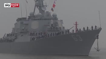 Mar della Cina, scontro mancato tra navi da guerra Usa e cinesi