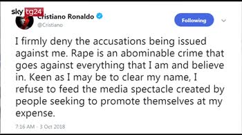 ERROR! Cristiano Ronaldo respinge le accuse di stupro