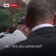 'Are you ashamed?'