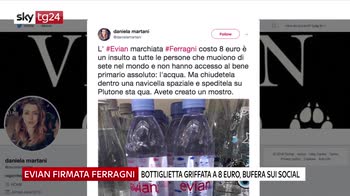 Acqua Evian griffata Ferragni, polemica sul web