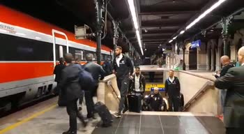 L'Italia rientra in treno dopo il match con l'Ucraina