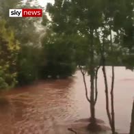 Severe flooding caused by Storm Callum