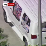 Trump stickers cover US bomb suspect's van