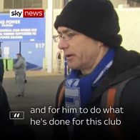 Leicester fans pay tribute: 'So sad today'