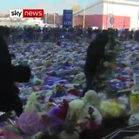 Leicester owner's son and widow pay respects