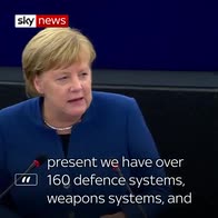Merkel calls for European army