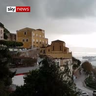 Giant waterspout seen in Italy