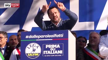 Manifestazione Lega, Salvini: a voi chiedo mandato per trattare con Ue