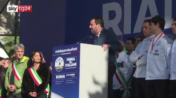 ERROR! Lega, migliaia in piazza del popolo per Salvini