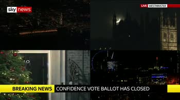 Theresa May confidence vote ballot closes