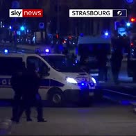 Strasbourg gunman dead: Armed police at scene