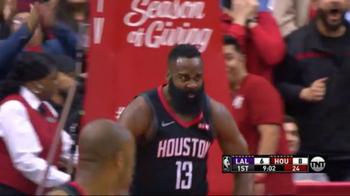 NBA, 50 punti e tripla doppia per Harden contro i Lakers