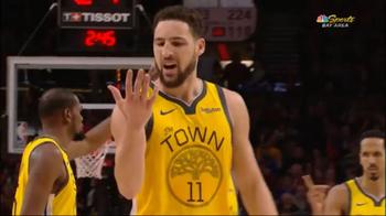 NBA, Thompson segna e ringrazia la mano: "Mi sei mancata"