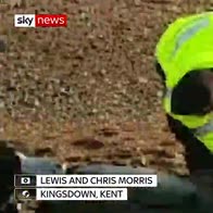Suspected migrants land on Kent beach
