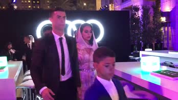 Globe Soccer Awards: l'arrivo di Cristiano Ronaldo