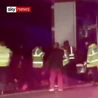Suspected migrants found in lorry on M6