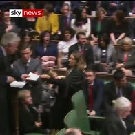 Moment May lost historic Brexit vote
