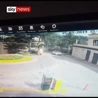 CCTV footage shows armed Kenya attackers