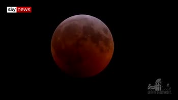 Watch: Time-lapse of rare super blood moon