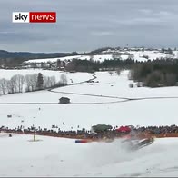 Competitive sledge racing in Bavaria