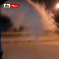 Boiling water turns to ice amid polar vortex