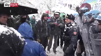 Tav, a Chiomonte tensione tra polizia e manifestanti