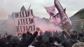 Palermo, sit-in dei tifosi a Boccadifalco