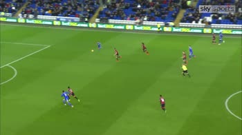 Reid goal (46) Cardiff 2-0 Bournemouth