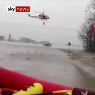 People rescued as heavy rain sweeps Italy