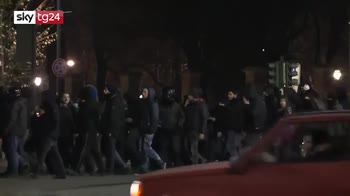 Corteo anarchico a Torino, scontri con la Polizia