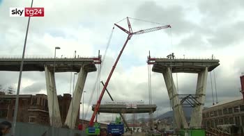 ERROR! Genova, smontato primo tratto troncone ovest ponte Morandi