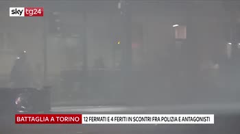 Scontri a Torino, 4 feriti e 12 fermati