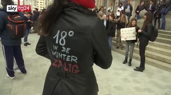 A Bruxelles la marcia contro i cambiamenti climatici