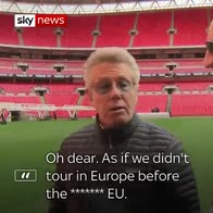 Daltrey not impressed by Brexit question